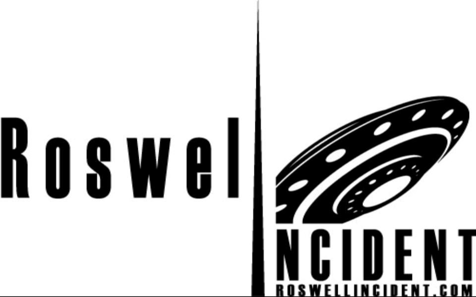 "Roswell Incident RoswellIncident.com" in black text on top of a white background. It's the Roswell Daily Record's offical UFO Festival graphic.
