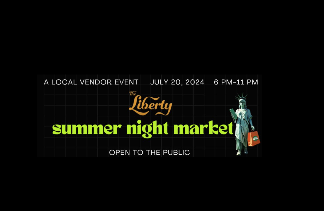 Summer Night Market at The Liberty with date and time