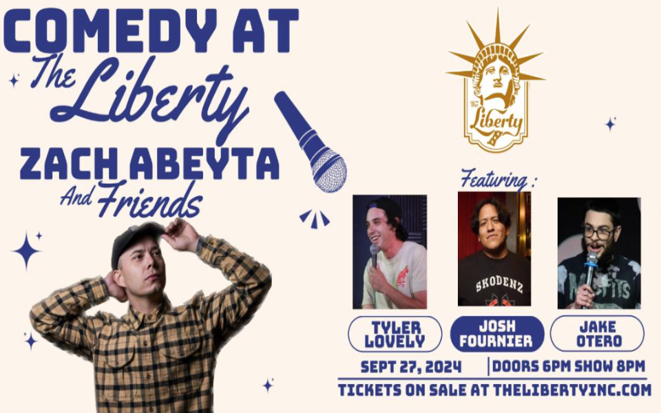 Zach Abeyta and Friends are ready to perform at The Liberty on Sept. 27th, 2024 in Roswell, NM.