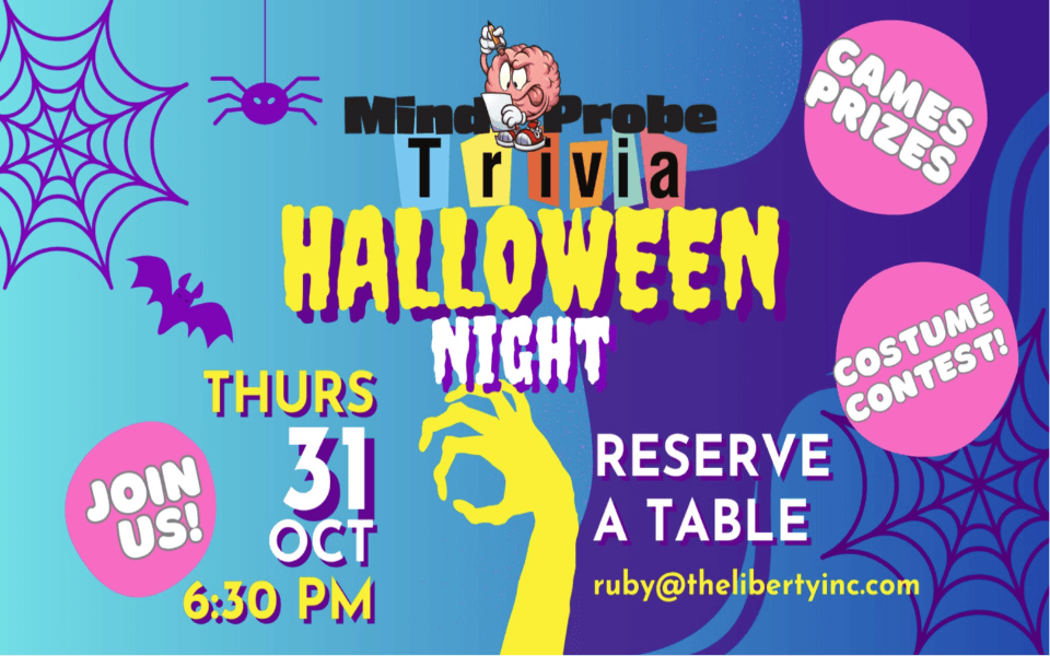 Mind Probe Trivia announces another trivia night at the end of October 2024 in Roswell, New Mexico.